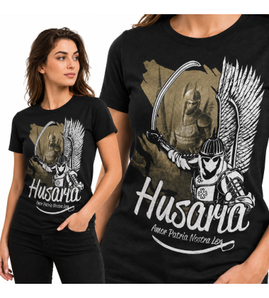 KOSZULKA DAMSKA HUSARIA AMOR PATRIA NOSTRA LEX